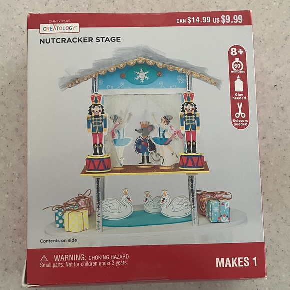 Creatology Other - NWT DIY Nutcracker Stage - Do It Yourself Foam Paper Gauze Ribbon Rope Straws